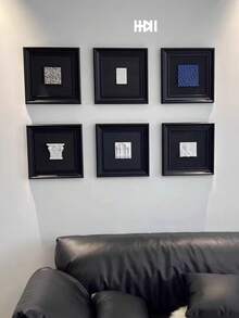 【3D浮雕裝飾畫】法式復古石膏藝術壁畫 歐洲建築羅馬柱雕塑牆飾 奢華客廳臥室背景牆裝飾 入伙禮品家居裝飾 - 黑色 - 查看 3