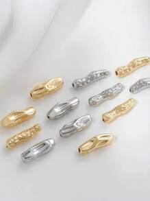 5pcs. Irregular Long Spacer Beads.Suitable For Necklaces, Bracelets, Beads, Key Rings Jewellery Making.DIY Accessories, Glamour Jewellery Accessories.Wedding Jewellery Accessories.Key Chains, Amulets, Decorative Pieces. Jewelry Making Supplies. Bracelets, Ornaments, Handicrafts And Daily Gifts. Handmade Accessory Beads.Back-To-School Season