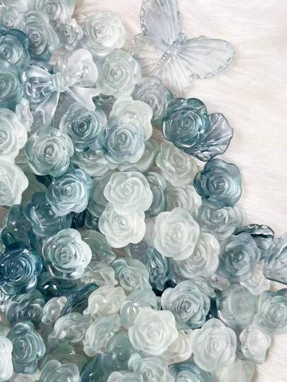 Akrylowe akcesoria DIY, etui na telefony z klejem kremowym, spinki do włosów, materiały dekoracyjne, akcesoria barokowe, kolczyki DIY, nakrycia głowy, buty, dodatki odzieżowe. Ten produkt jest szeroko stosowany w dekoracjach, wisiorkach