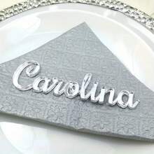 1 件定制亚克力蛋糕装饰，激光切割名字装饰，金色外观生日蛋糕装饰，蛋糕挂饰，蛋糕装饰 - 彩色 - 查看 5