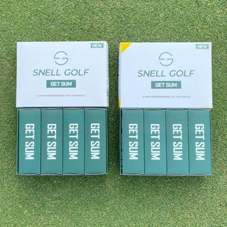 Snell Golf GET SUM ゴルフボール 飛距離重視 低スピン ディスタンス系