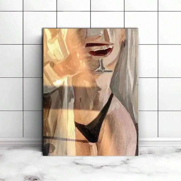 HALFLEMART 1/3/5pcs Set Diverse Aesthetic Female Body Poster, The Human Body Art OilPainting Art Sexuality Poster, Wall Art, Wall Decor, Canvas Art, Optional Frame