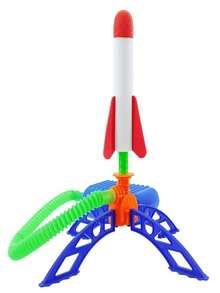 2025 新品 - 儿童火箭发射器玩具 - 连续射击设计，配有 1 个发射器和 3 个泡沫火箭 - 适合互动游戏 - 儿童娱乐玩具 - 室内外玩具 - 生日礼物 - 复活节礼物 - 节日礼物 - 完美礼物 - 彩色 - 查看 7