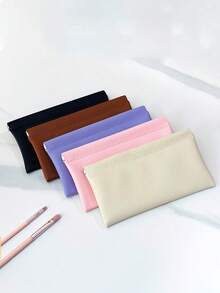 Self Closing Genuine Cowhide Long Wallet, Passport Driver, Holder Of Driver's Headphones, Data Cable Storage Bag, Women's Wallet, Wallet, Wallet, Small Wallet, Wallet, Portable Storage Bag, Multi-Functional Wallet, Newly Designed, Very Suitable For Travel, Photography - Multicolor - View 3