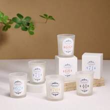 1pc Digital Scented Candle, Air Freshener, Natural Plant Smokeless Candle, Plant Scent, Warm Candlelight, Vanilla, Lavender, Ocean, Coconut, Gardenia, Five Scents, Suitable For Girlfriends, Friends, Valentine's Day Gifts, Romantic Weddings - White - View 3