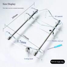 1 Set Bottle Glass DIY Tool Kit, Acrylic Roller Glass Bottle DIY Tools, Household Wine Bottle DIY Handcraft Tools