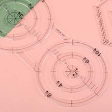 MIUSIE Acrylic Patchwork Ruler And Template Inches Quilting Tools And Accessories Patchwork Craft Tool For DIY Sewing Measure