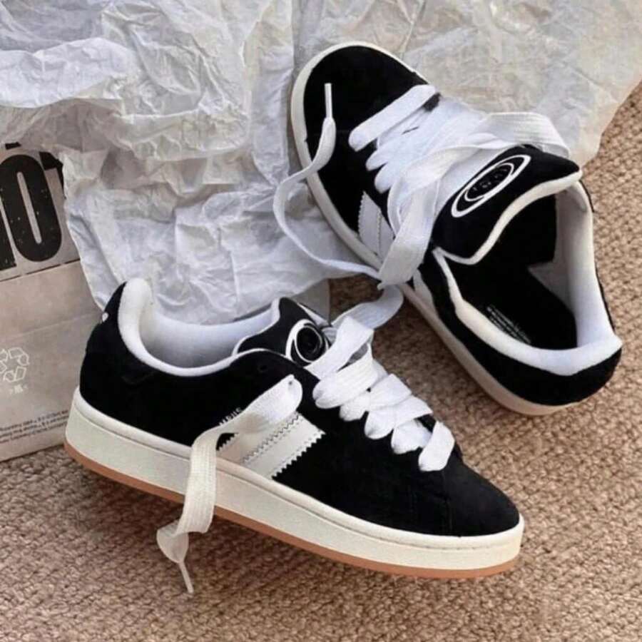 Premium Men's Women's Casual Unisex Lightweight Soft Comfortable Sneakers - 黑色 - 查看 1