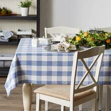Kitchen Tablecloth - Stonewashed Blue - View 3