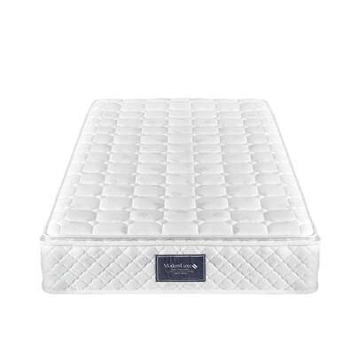 Federkernmatratze 90x200 cm, 100% Öko-Tex schadstoffgeprüft, versteppter Mikrofaserbezug, Härtegrad H3, Höhe 25 cm