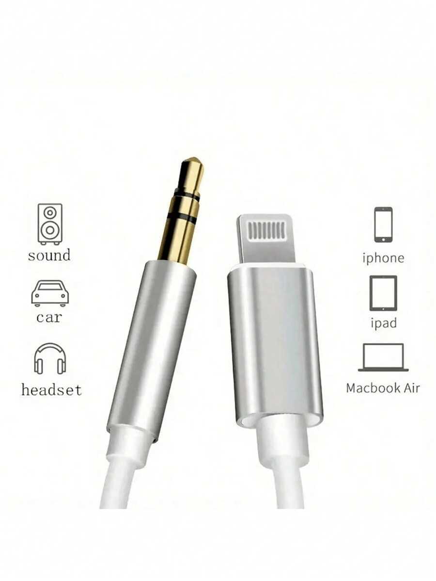 2PCS For Compatible With Iphone AUX Cord For Car, For Compatible With Iphone To 3.5mm AUX Audio Cable Auxiliary Compatible With Iphone 12/11/XS/XR/X 8 7 6 5, Home Stereo/Headphone, Support For All IOS (3.3ft 1Pack ) Aux Cord Adapter For Compatible With Iphone Iphoneusb Cable For Compatible With Iphone