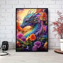 Erwachsenen Drachen Diamant Malerei Set, Anfänger 5D Diamant Kunst Set, Diamant Malerei Geschenk, Wand Dekoration für Zuhause, 30 x 40 cm