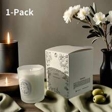 3支/盒，1个创意沙杯蜡烛盒，天然大豆蜡香氛蜡烛，多种香型可选。纯天然植物香氛，花果香调，适合作为送给女朋友、母亲节、情人节的礼物。 - 白色 - 查看 8