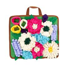 KM-P Pet Training Snuffle Mat Slow Feeder Interactive Puzzle Feeding Mat For Rabbits, Hamsters, Small Dogs