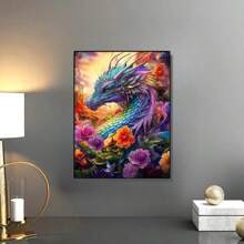 Erwachsenen Drachen Diamant Malerei Set, Anfänger 5D Diamant Kunst Set, Diamant Malerei Geschenk, Wand Dekoration für Zuhause, 30 x 40 cm