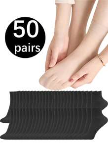 20/10/5 Pares Meias Femininas 3/4, Meias Femininas de Cor Sólida Fashionable e Confortáveis para Negócios, Casual, Férias, Meias 3/4 para Todas as Estações, Resistentes a Odores, Respiráveis, Elásticas, que Absorvem a Umidade e Secam Rapidamente, Adequadas para Uso Diário de Homens e Mulheres