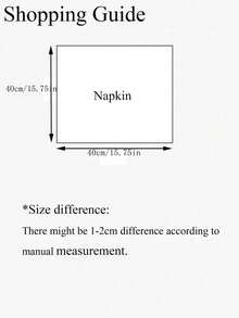 1/6/10/30pcs Set Hotel Restaurant Napkins, High-End Linen-Like Folding Napkins For Dining, Cafe - Multicolor - View 2