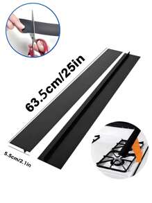 2pcs Silicone Kitchen Gap Sealing Strips | Heat & Oil Resistant, Creates A Perfect Barrier For Hard-To-Clean Gaps Around Your Stove, Cooktop Or Countertop. Essential For Christmas & Halloween