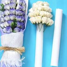 1/2/4/6 piezas de espuma floral blanca premium 40cm x 5cm - Base para arreglos florales de boda DIY, esponja cilíndrica sólida, para arreglos florales, tubos de espuma de poliestireno, para modelado y manualidades DIY, decoraciones para eventos y fiestas