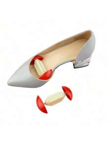 1pair Mini Shoe Stretcher Adjustable Width Extender Toe Rack - Portable Shoe Anti-Wrinkle Plastic Shoe Stretcher, Anti-Deformation Shoe Rack Easy To Use Includes White Hand Support