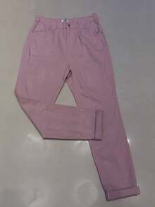 Twill Pants With Lots Of Elastane - 粉色 - 查看 1