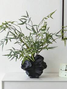 1 件珊瑚花瓶家居装饰 - 现代陶瓷花瓶 - 波西米亚风花瓶家居装饰雕塑作品适用于咖啡桌书架客厅