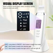 Electric Pore Cleaner, Blackhead Remover Tool For Facial And Nose, Ultrasonic Exfoliation Device, Portable USB Rechargeable Home Beauty Instrument