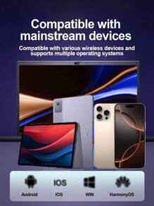 Wireless Earphones, In-Ear Design, Noise Reduction, Hi-Fi Stereo Sound Quality, No Delay, Touch Sensor, Suitable For Sports, Compatible With Android And Other Smartphones Small And Portable,Immersive Stereo Sound, Intuitive Touch Control, In-Ear Wireless Earphone Mini Earbuds With Charging Case ,