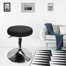 Velvet Round Stool Cover 12-15.8 Inch/30-40cm Round Seat Covers For Bar Stools, Luxurious Fabric Stretchable Wrinkle Resistant Washable Dustproof - Solid Color - View 6