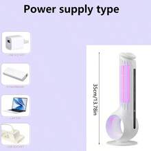 USB充电式灭蚊灯，自动床头捕蚊灯，光触媒紫外线驱蚊器，适用于室内家用户外露营 - 彩色 - 查看 5