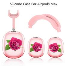 Kompatibel mit Max Gen 1 & 2, Rose Blumen Schutzhülle, transparente weiche Silikon Schutzhülle, romantische Rose TPU Schutzhülle, modische Rose Blumen Silikon Schutzhülle, Silikon Schutzhülle, wasserfest, staubdicht, fingerabdruckfest, kratzfest, stoßabsorbierend, 360° Komplettschutz, weiches Silikonmaterial, bequemer, leicht zu reinigen, verschiedene Farboptionen, tolles Geschenk