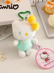 Sanrio 1pc Hello Kitty Plush Doll Keychain, Cute Bag/Car Charm, Gift For Girlfriend,For School Supplies,Back To School