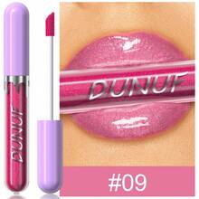 DUNUF 1 Pcs Long-Lasting Lip Gloss Set Waterproof Lipstick Non-Fading Non-Stick Cup Beginner Friendly Perfect Christmas Gift Beautifully Wrapped - 彩色 - 查看 22