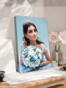 可定制帆布海报，个性化海报，定制您的素颜照片，分享您最珍贵的回忆和美好瞬间，送给家人和朋友的完美礼物，墙面艺术装饰，精美印刷材料