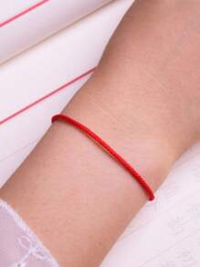 Schnüren-Armband mit Knoten Dekor,