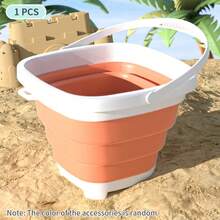 1/2/3/5/6/10/11件/套儿童沙滩玩具折叠桶铲沙耙水壶动物模具沙滩桶海边沙滩泳池戏水沙滩玩具亲子互动男孩女孩节日生日派对礼物（配件颜色随机）