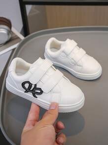 1 Pair Kids Fashion Casual Sneakers, Unisex Toddler Indoor & Outdoor Trainers, Breathable Anti-Slip Durable Running Shoes