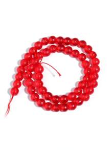6/8/10mm Natural Round Loose Beads, DIY Bracelet Necklace Jewelry, Suitable For Couples Bracelets, Phone Chain, Key Chains, Findings