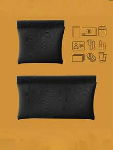 Self Closing Genuine Cowhide Long Wallet, Passport Driver, Holder Of Driver's Headphones, Data Cable Storage Bag, Women's Wallet, Wallet, Wallet, Small Wallet, Wallet, Portable Storage Bag, Multi-Functional Wallet, Newly Designed, Very Suitable For Travel, Photography - Multicolor - View 10