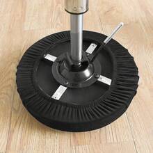 Velvet Round Stool Cover 12-15.8 Inch/30-40cm Round Seat Covers For Bar Stools, Luxurious Fabric Stretchable Wrinkle Resistant Washable Dustproof - Solid Color - View 3