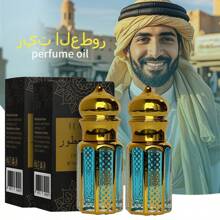 FLATPEA 1 Pc 10ml Arabian Essential Oil Roller Perfume, Suitable For Daily Use And Dates, Ideal Gift For Him/Her