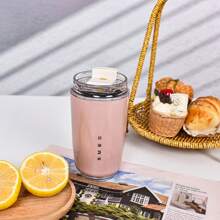 NEW Office Beverage Vacuum Cup Travel Portable Drinking Cup Stainless Steel Vacuum Car Leak Proof Handle Coffee Vacuum Cup Thermal Insulation Cooling Cup