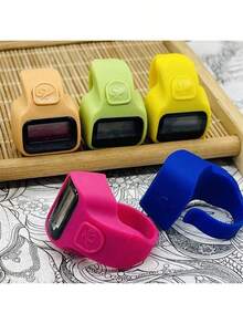 Adjustable Minimalist Digital Ring Counter, Convenient Display Ring Tally Counter For Stress Relief, Exercise, Prayer - Multicolor - View 1