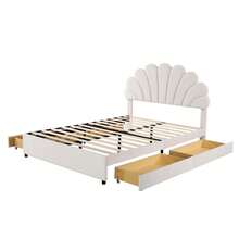 Kids Bed Frames, Headboards & Footboards - Beige + Upholstered + 140cm*200cm - View 9