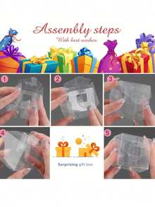 50pcs Transparent Plastic Gift Boxes, 2 Inch Clear PVC Plastic Boxes, Macaron Cake Candy Soap Individual Packaging Boxes, Suitable For Wedding Party, Wedding, Birthday Gift Packaging, Party Favors, Small Business Thank You Gift Boxes (50pcs/10pcs) - Transparent - View 11