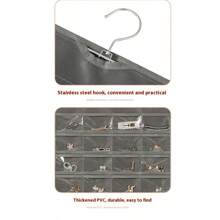 Jewelry Storage Bag, Double-Sided 80-Compartment Jewelry Display Stand For Earrings And Necklaces, Home-Use Dust-Proof Organizing Hanging BagJewelry Storage Hanging Bag, Earring Storage Hanging Bag, Necklace Hanging Storage