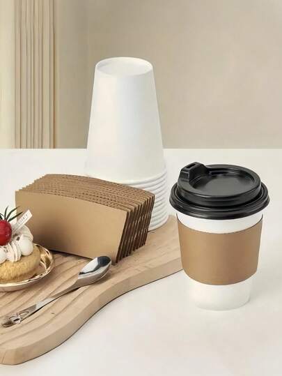 40 tapas para vasos, aptas para bebidas frías/calientes, café, reuniones en el hogar, cubiertas de vasos de papel aislados