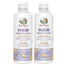 MaryRuth's Women's Hair Growth MAX Liposomal | With Lustriva® + Biotin 10000mcg + Pumpkin Seed Oil | Thicker Hair | Hair Care | Wrinkles, Fine Lines, Skin Care | Ages 18+ | 15.22 Fl Oz - Almond Cookie - 查看 1