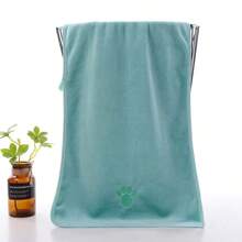 Pet Towel With Fast Water Absorption And Quick Drying, Ultra-Fine Fiber, Absorbent Bath Towel, Pet Bath Towel, Dog Bath Scrubber, Embroidered Craft.