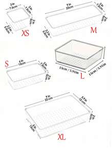 16pcs/Set Transparent Acrylic Drawer Storage Box, 5 Sizes, Independent, Freely Distributable, Multifunctional Desktop Organizer, Transparent Makeup Organizer, Beauty Storage And Organization, Dressing Table Display Rack, Bathroom Accessories, Jewelry Tray, Suitable For Makeup Products, Makeup Tools, Accessory Hair Clips, Office And Study Supplies Pencil Accessories, Home Decoration, Ideal Choice For Beauty Enthusiasts, Teacher And Student Gifts